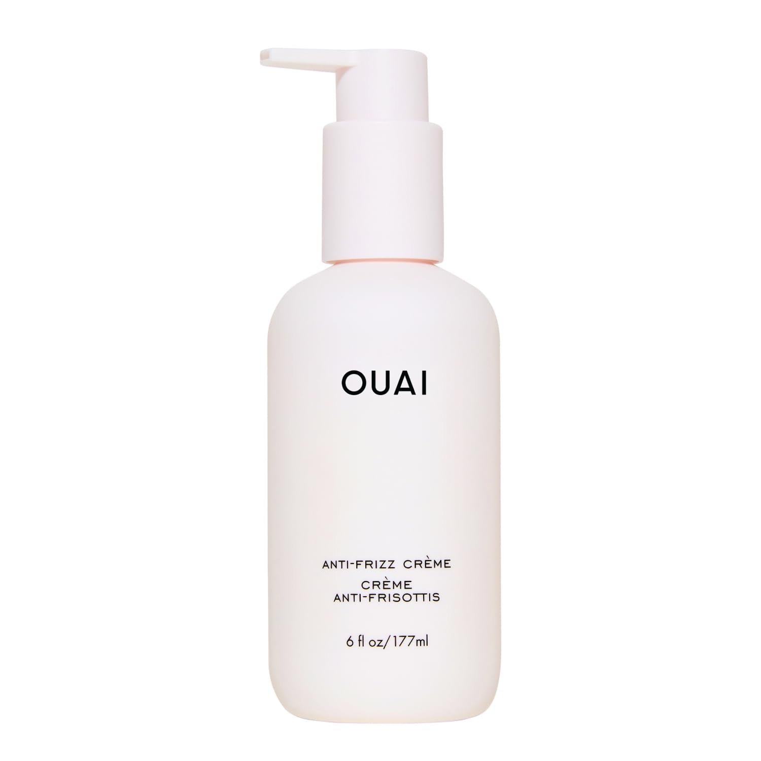 OUAI Anti Frizz Cream – Moisturizing Hair Cream with Frizz Control & Heat Protection – Provides Lasting Hydration with Jackfruit & Beetroot Extract – Paraben, Phthalate & Sulfate Free (6 oz)