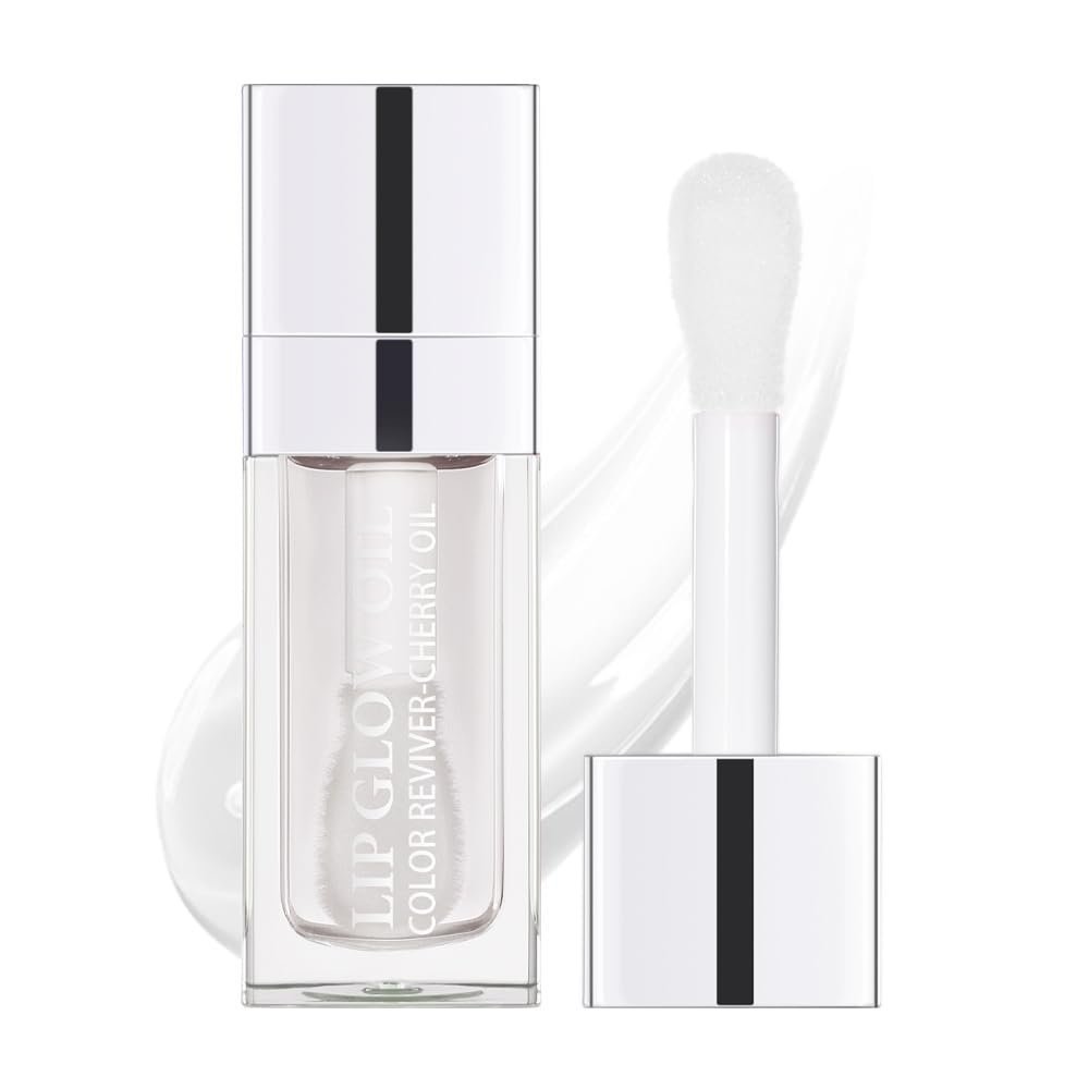Sokgo Hydrating Lip Glow Oil, Plumping Lip Gloss, Moisturizing Lip Oil Gloss, Transparent Moisturizing Lip Balm, Natural Lip Plumper