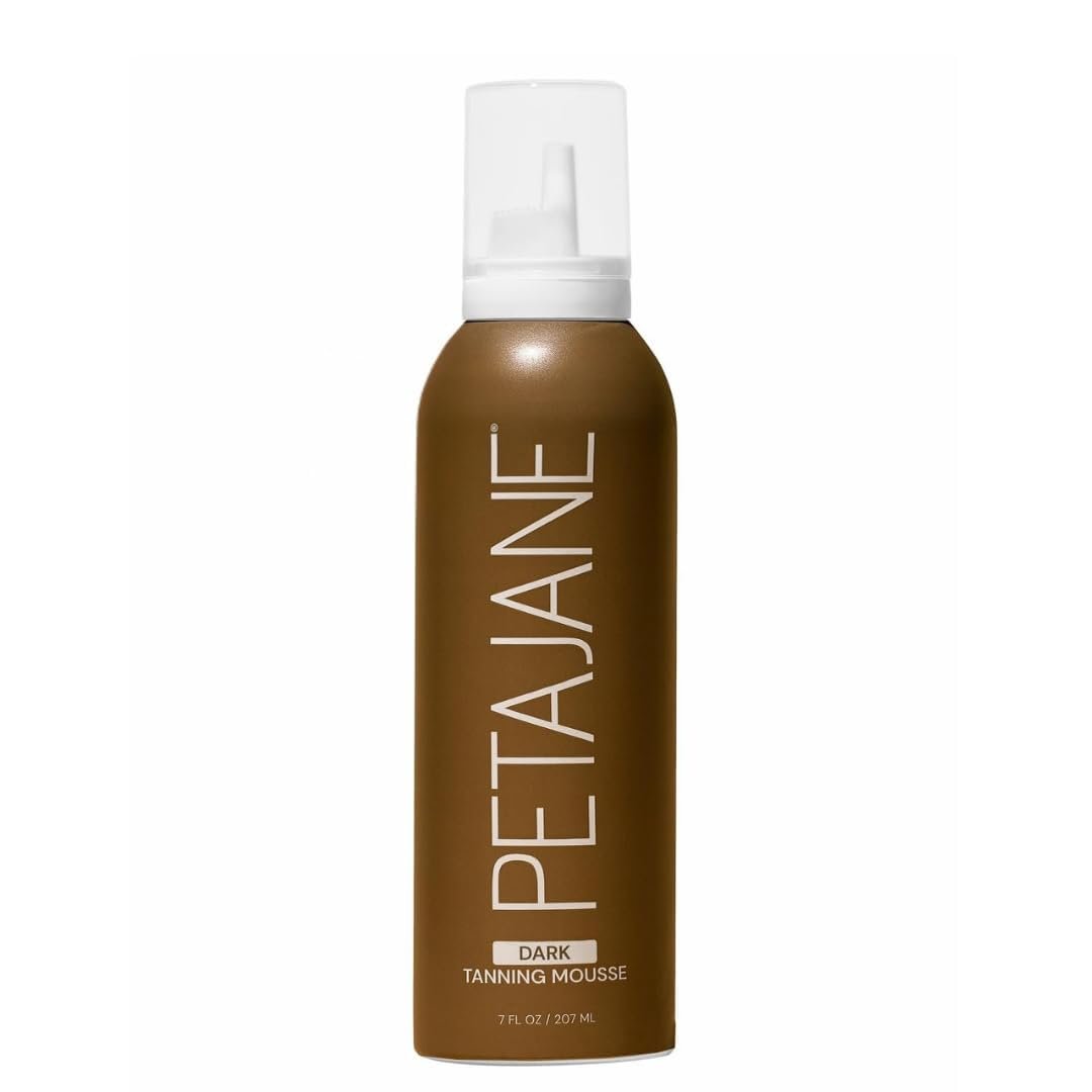 Dark Tanning Mousse 7oz – Made in the USA – Streak-Free, Lightweight, Non-Sticky, Fast-Absorbing, Vegan, Sunless Tanner for All Skin Types