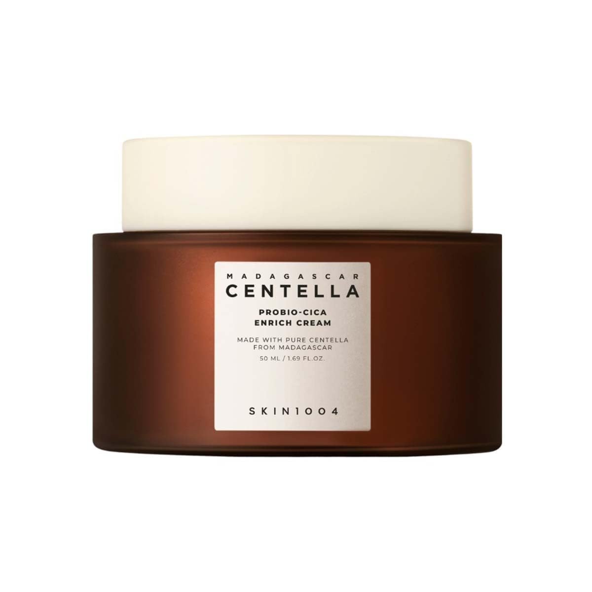 SKIN1004 Probio Cica Enrich Cream 1.69 fl.oz, 50ml, Korean Face Moisturiser, Night Face Cream with Madagascar Centella, Hydrating Moisturizer for Soothing and Strengthening the Skin, Korean Skin Care