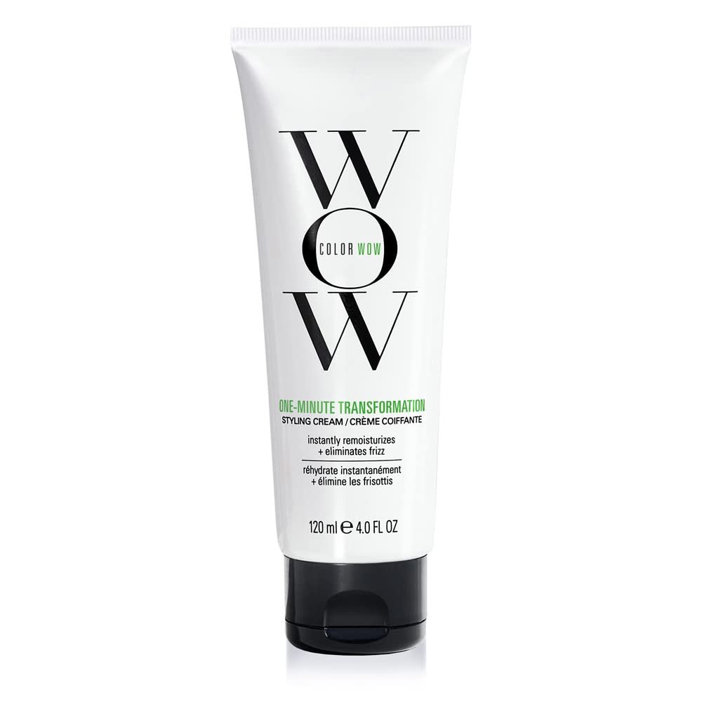 COLOR WOW One Minute Transformation, Nourishing Styling Cream for Instant Frizz Control and Smoother Hair