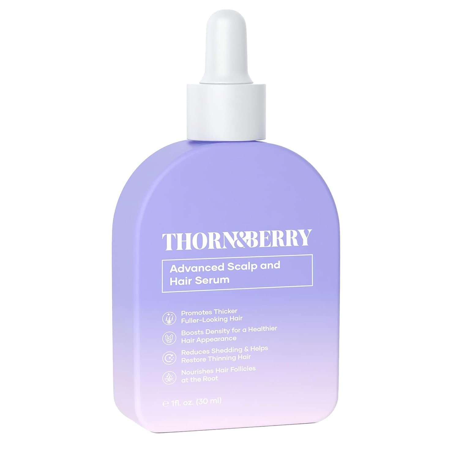 Hair Growth Serum for Thinning Hair | Thicker Fuller Hair Thickening Serum | Rosemary Oil, Saw Palmetto, Biotin | Multi Peptides, Redensyl, Topical Caffeine Scalp Serum for Women | Density DHT Blocker