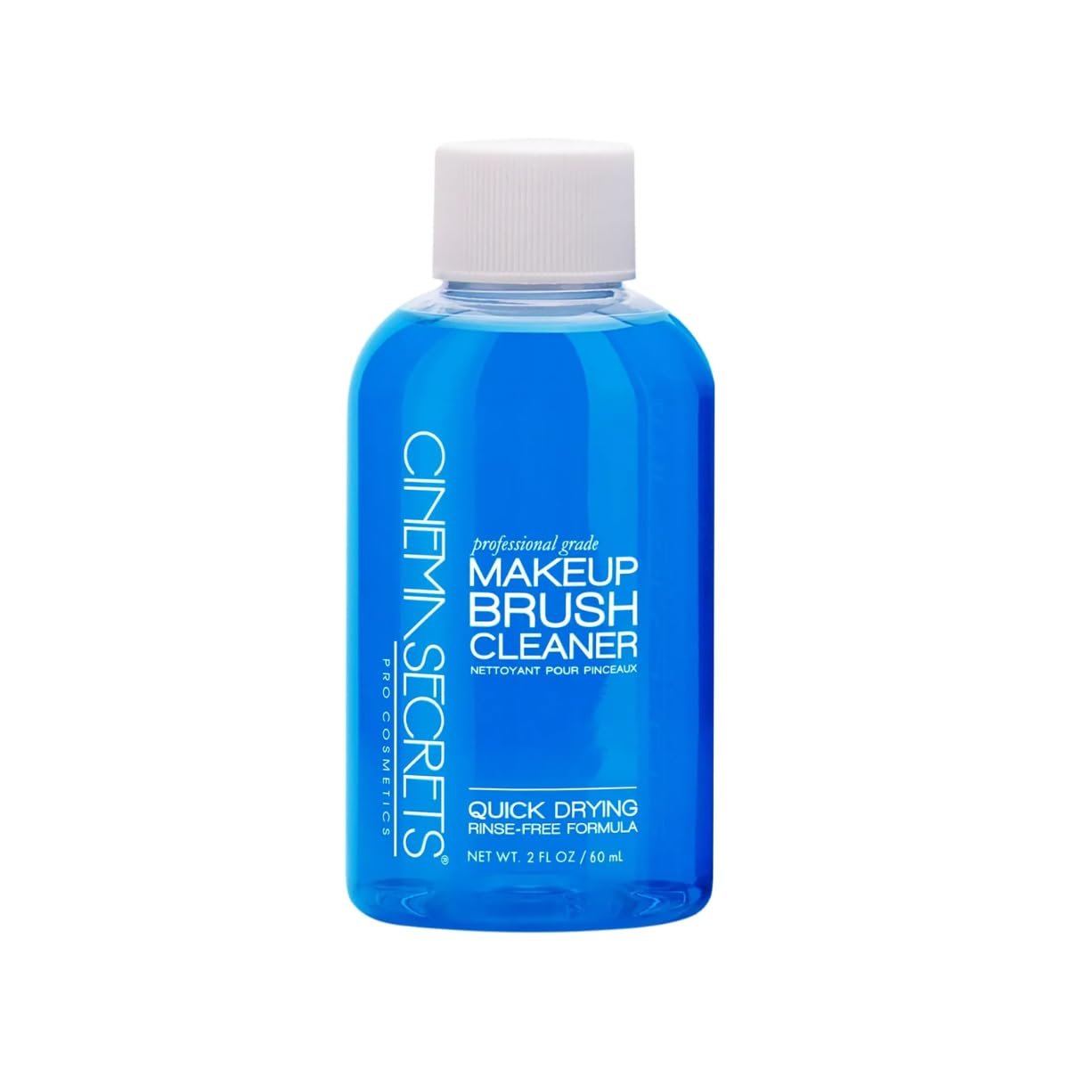 Cinema Secrets Original Blue Vanilla Makeup Brush Cleaner Solution – Professional Cleanser for Makeup Brushes – Quick-Drying, Rinse-Free Formula – Removes Stubborn Waterproof Make Up