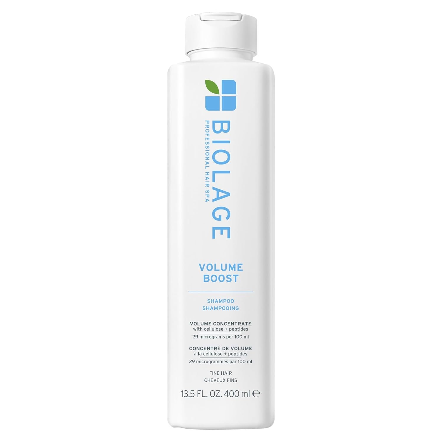 Biolage Volume Boost Shampoo for Fine Hair – Creates Lasting, Lightweight Volume, Root Lift & Shine, With Cellulose and Peptides, Vegan, Paraben and Silicone-Free