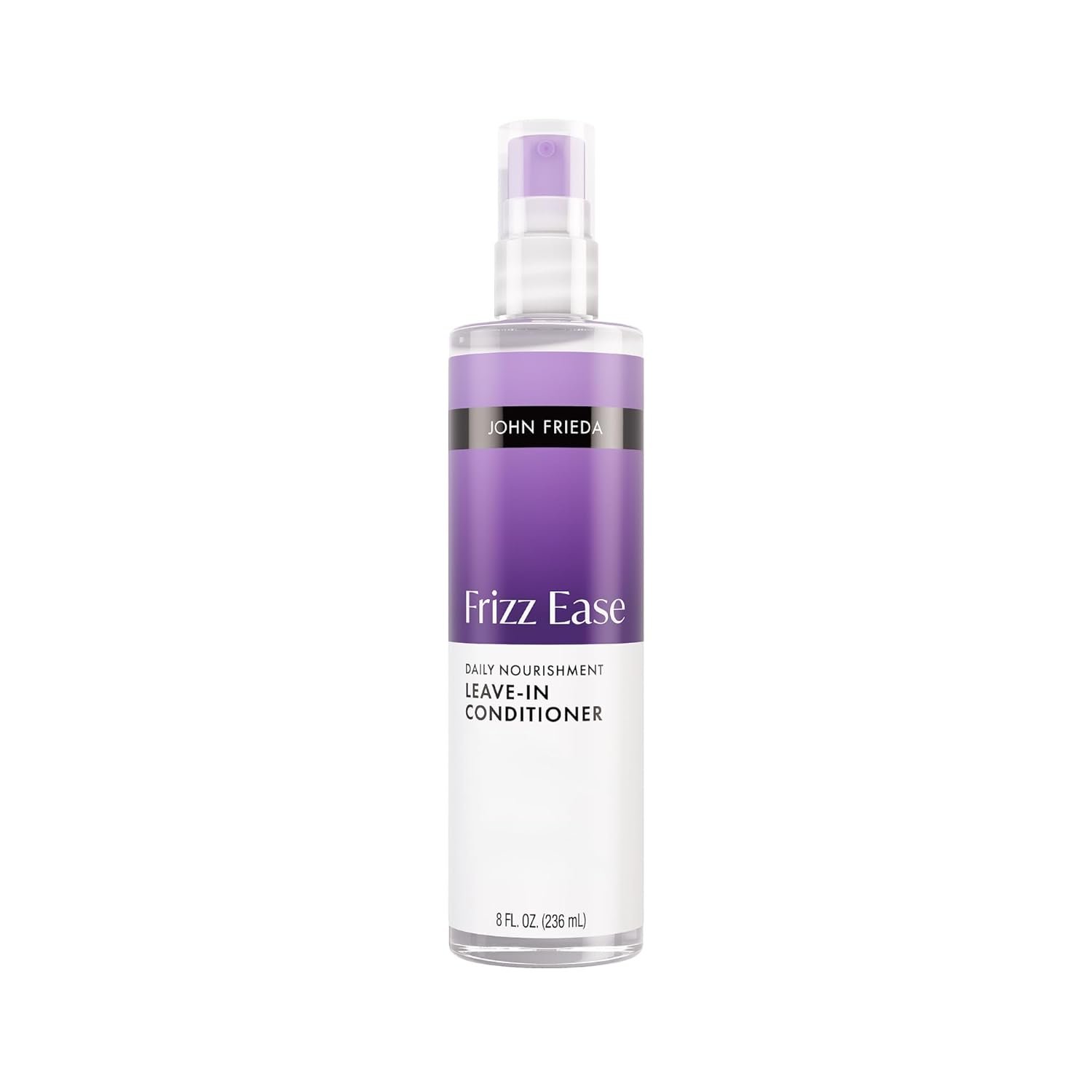 John Frieda Frizz Ease Daily Nourishment Leave-In Conditioner for Frizzy Hair, Detangler & Lightweight Hydration, 8 fl oz
