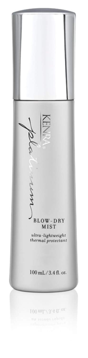 Kenra Platinum Blow-Dry Mist | Ultra-Lightweight Thermal Protectant | Detangles, Smooths, & Softens | Eliminates Frizz & Resists Humidity | Fine To Medium Hair