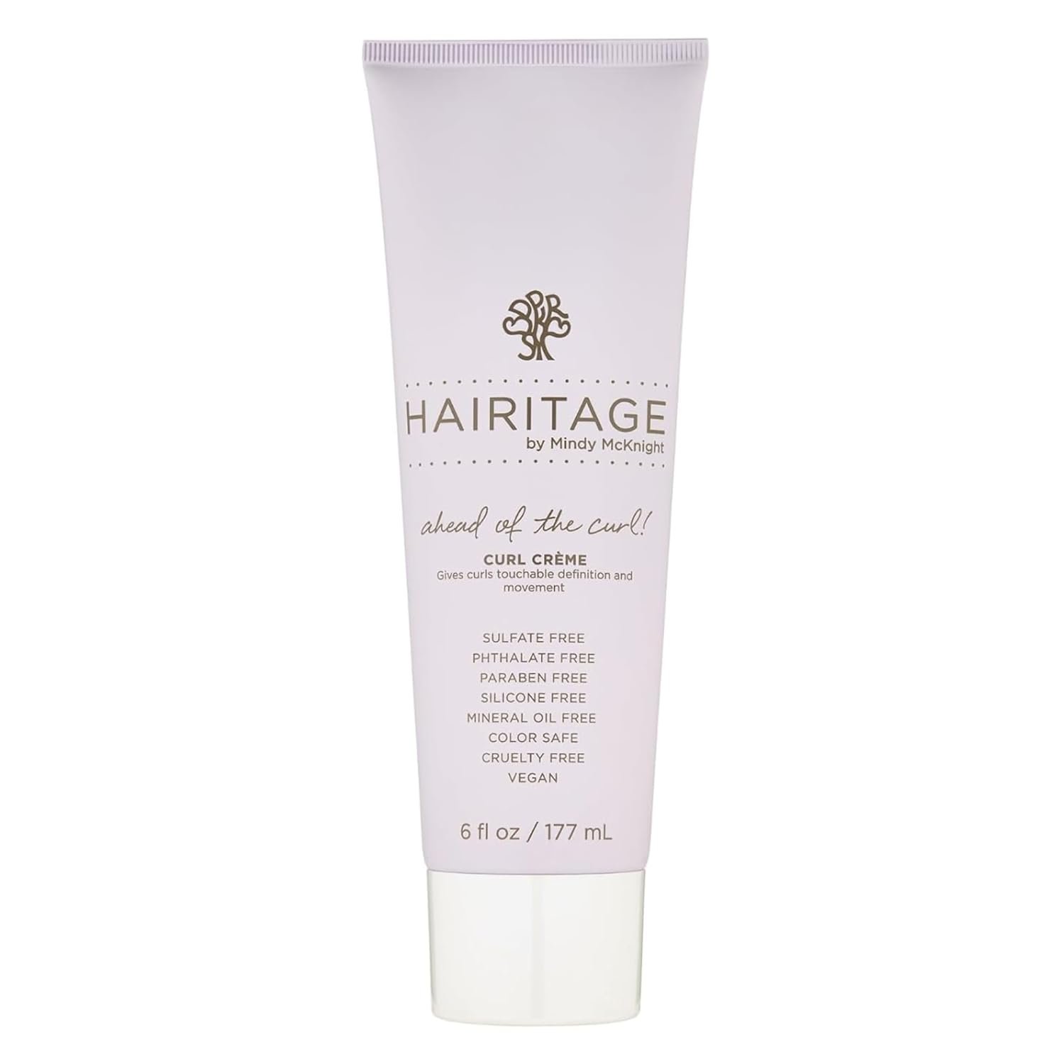 Hairitage Hydrating Jojoba Oil Curl Cream for Curly Hair – Moisturizing Anti Frizz Styling Product for High Definition Curls for Women + Men – Bounce + Shine for Fine + Thick Hair – Color Safe + Vegan