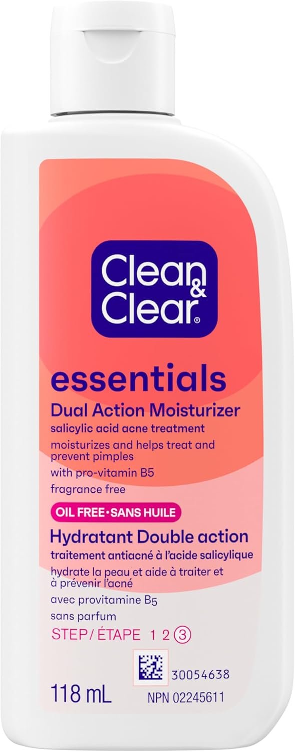 Clean & Clear Oil-Free Dual Action Moisturizer 118ml/4 fl oz