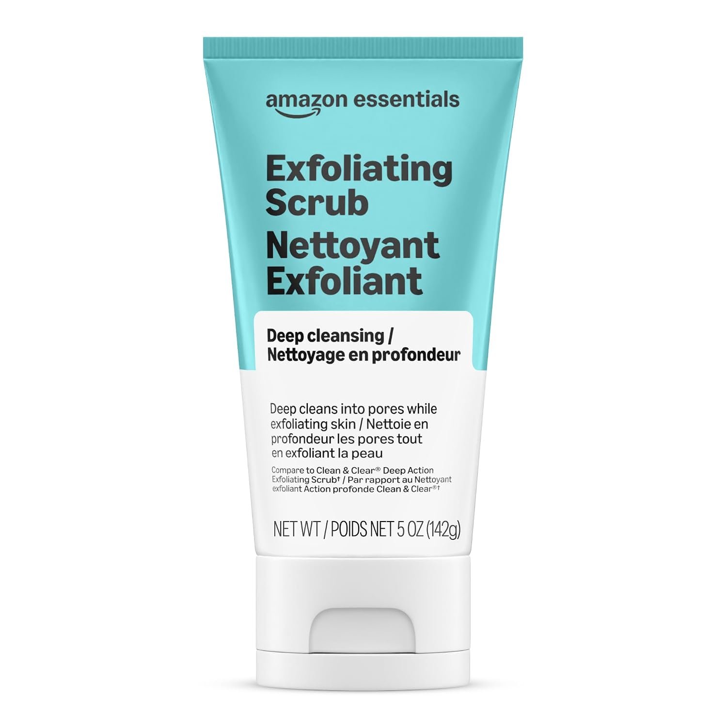 Amazon Essentials Deep Cleansing Exfoliating Scrub, 5 Ounces, 1-Pack (Previously Amazon Basics)