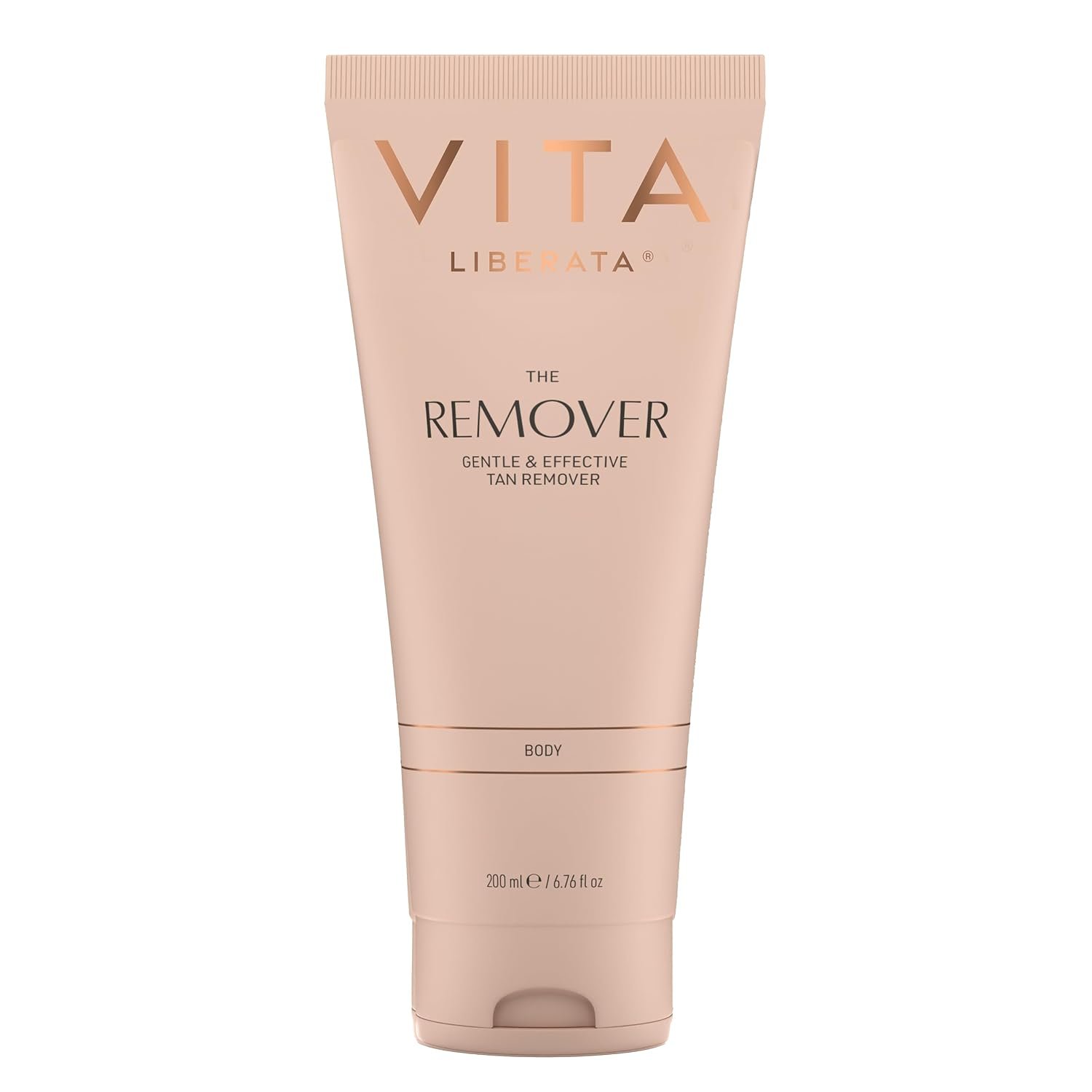VITA LIBERATA The Remover 6.76 Fl Oz – Fast-Acting Self Tan Remover & Exfoliator with Charcoal – Gently Removes Self Tan, Hydrates & Preps Skin for Flawless New Application