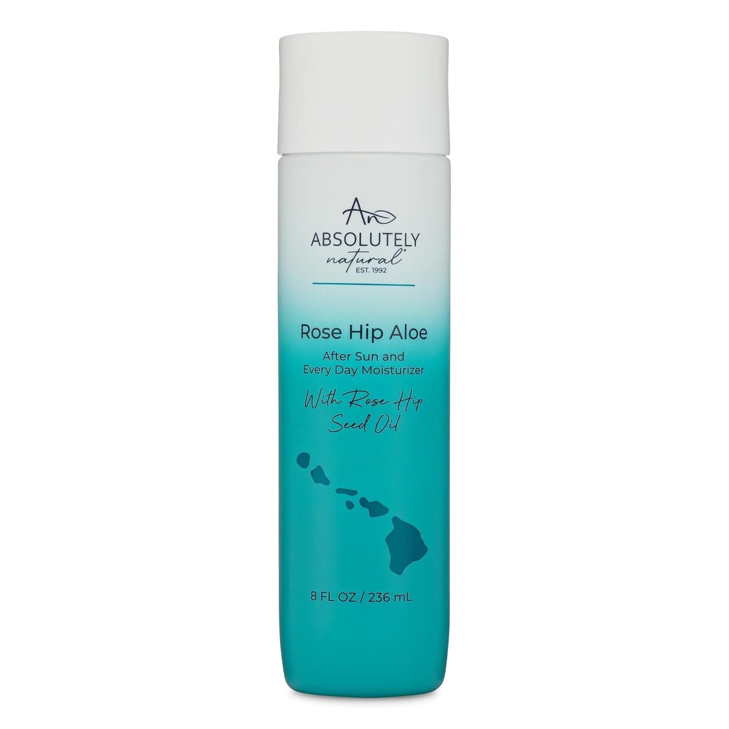 Absolutely Natural After Sun Lotion & Moisturizer with Aloe Vera, Rose Hip Oils, & Vitamin E | Helps Prevent Anti-Aging & Sunburn Relief – 8 Fl Oz