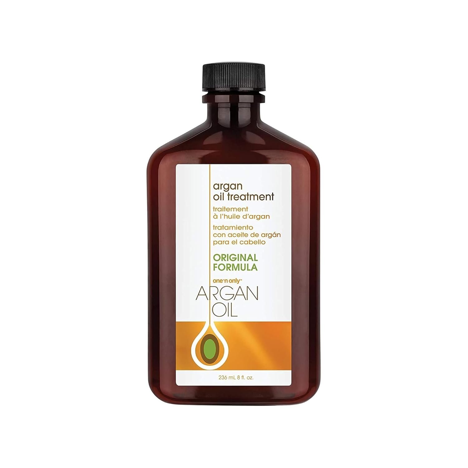 One ‘N Only Argan Oil Hair Treatment – Lightweight & Hydrating Hair Oil for Natural, Wigs & Extensions – Shine Enhancing, Heat Protectant & Frizz Control (8 oz)