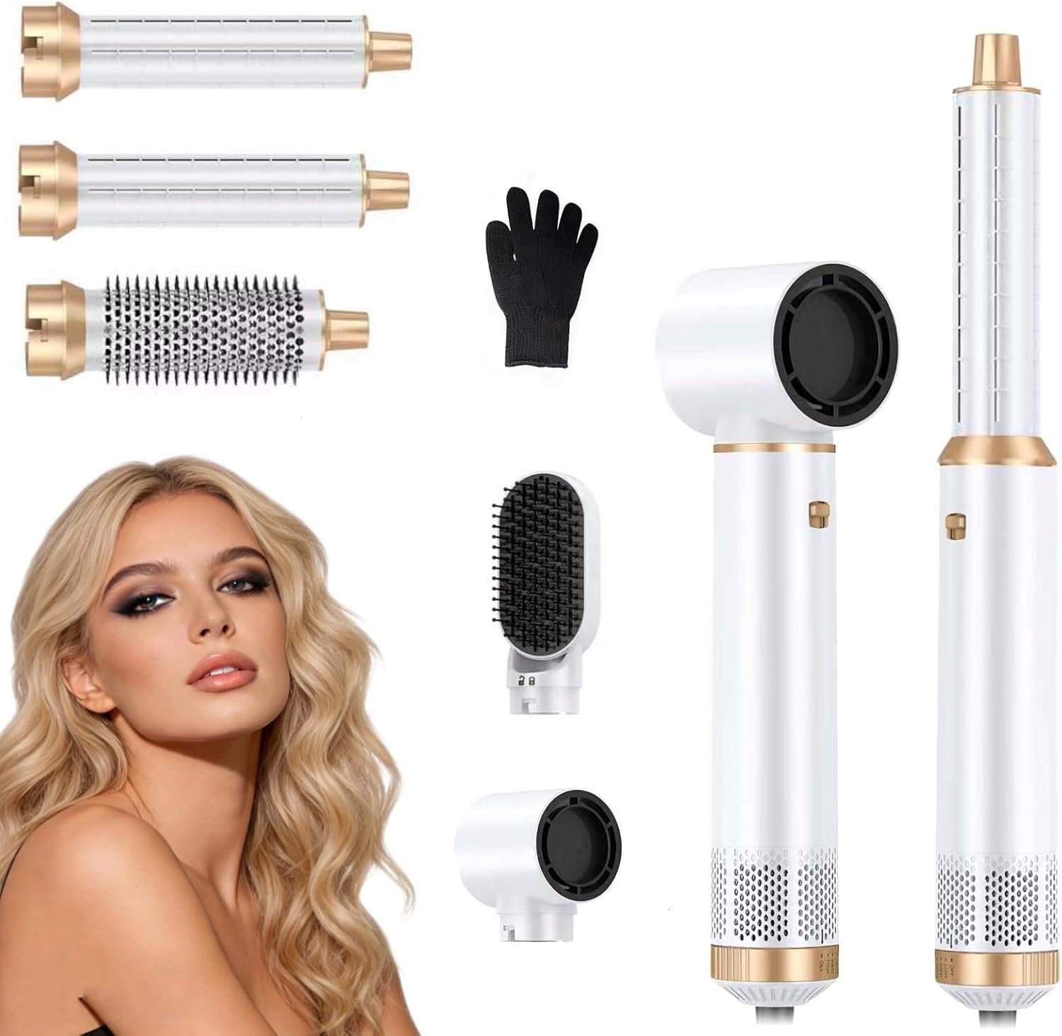 5 in 1 Hair Dryer Brush Blow Dryer Set Curling Iron Hair Styling Tools