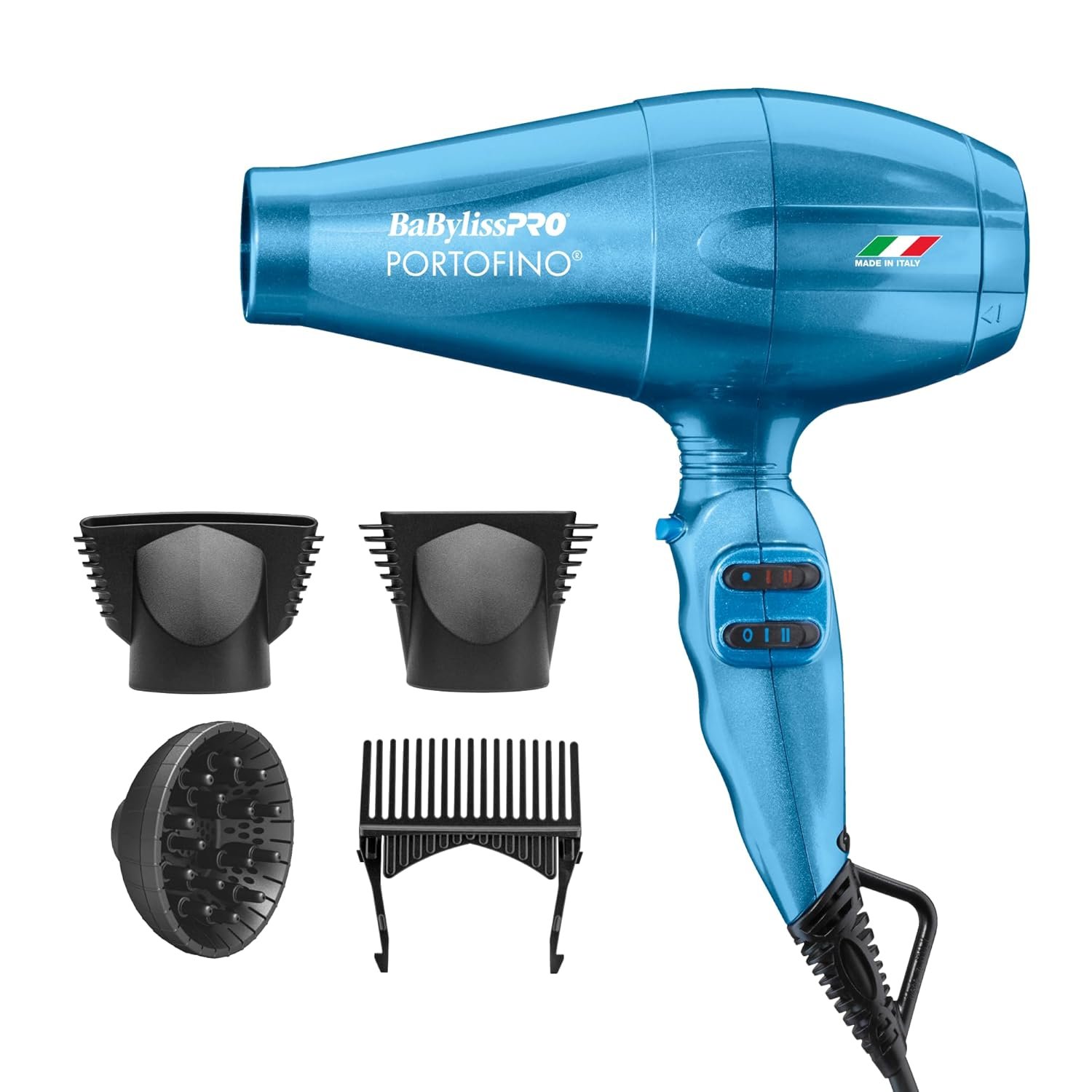 BaBylissPRO Nano Titanium Italian Portofino Hair Dryer – Professional 2000 Watt Blow Dryer