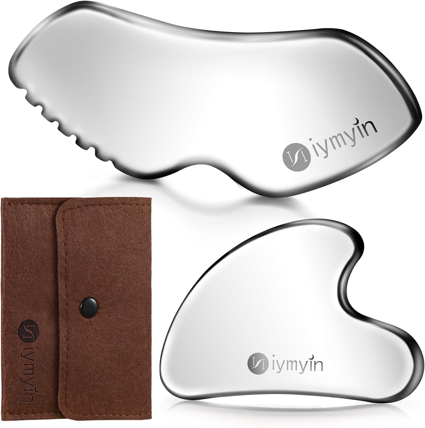 304Stainless Steel Gua Sha Facial Tools Lymphatic Drainage Puffiness