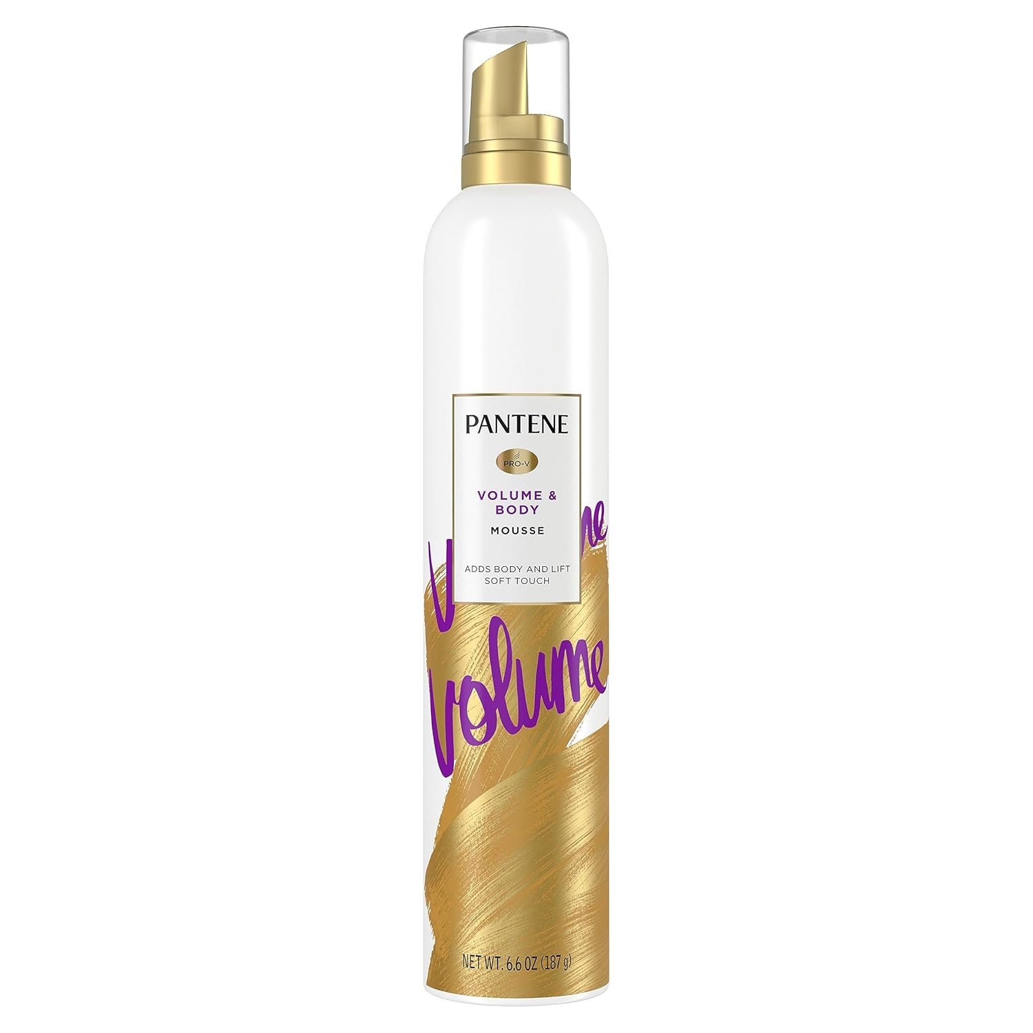Pantene Pro-V Volume Body Boosting Mousse to Boost Fine, Flat Hair for Maximum Fullness, 6.6 oz