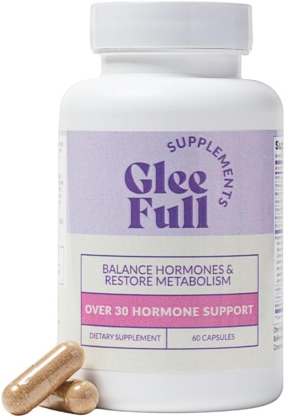GleeFull Over 30 Hormone Support – Menopause Supplements for Women – Hormone Support for Women