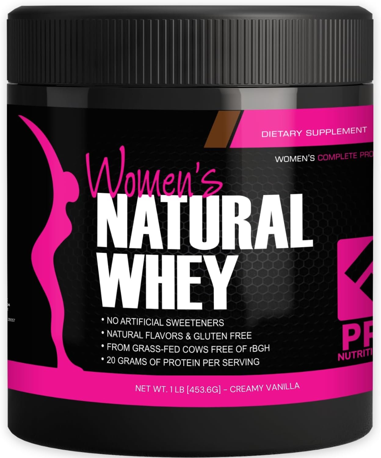 Best Protein Powder for Women – Her Natural Whey Protein Powder for Weight Loss & to Support Lean Muscle Mass (Creamy Vanilla)