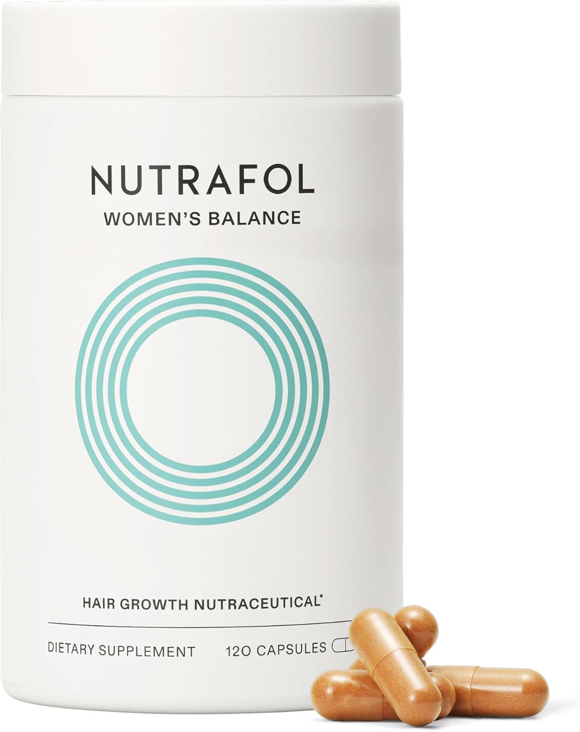 Women’s Balance Hair Growth Supplements, Ages 45 and Up, Clinically Tested for Visibly Thicker Hair and Scalp Coverage, Dermatologist Recommended – 1 Month Supply