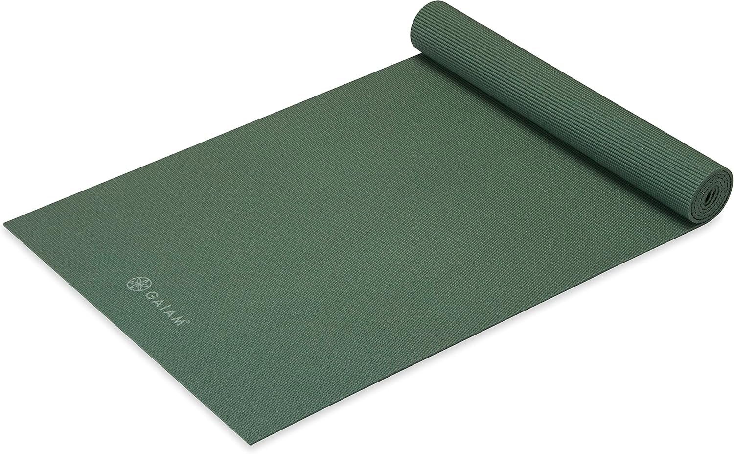 Gaiam Yoga Mat – Premium Solid Thick Non Slip Exercise & Fitness Mat for All Types of Yoga, Pilates & Floor Workouts | Premium non-slip mat in solid colors. Cushioned support for yoga, Pilates & floor workouts at home or studio.